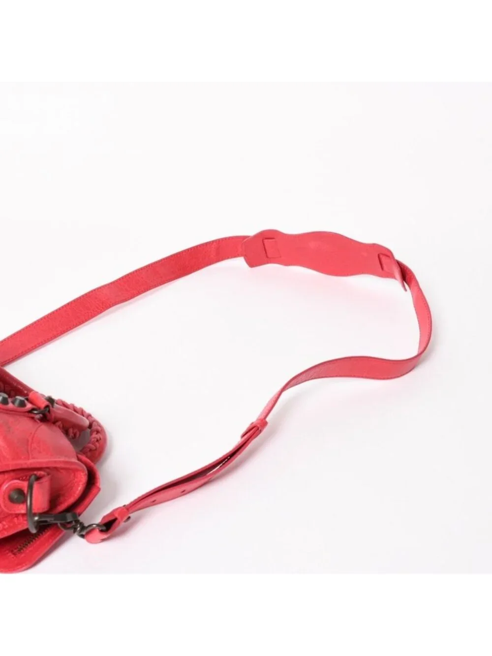 Balenciaga Classic Mini City 2-Way Shoulder Bag Leather Red Pink